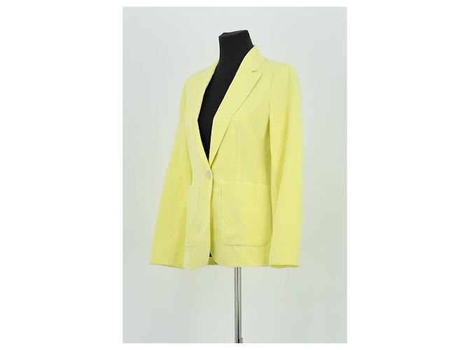 Lk Bennett Blazer giallo in lino - vista 4