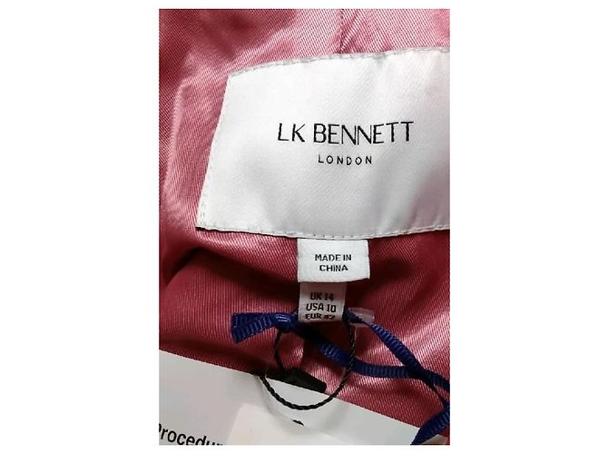 Lk Bennett Pink wool coat - view 7