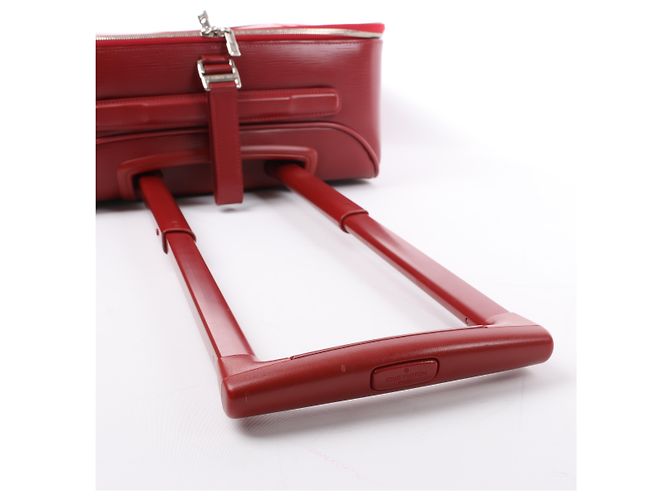 Borsa da viaggio Louis Vuitton Pegase 55 in pelle Epi rossa M23028 Rosso - vista 14