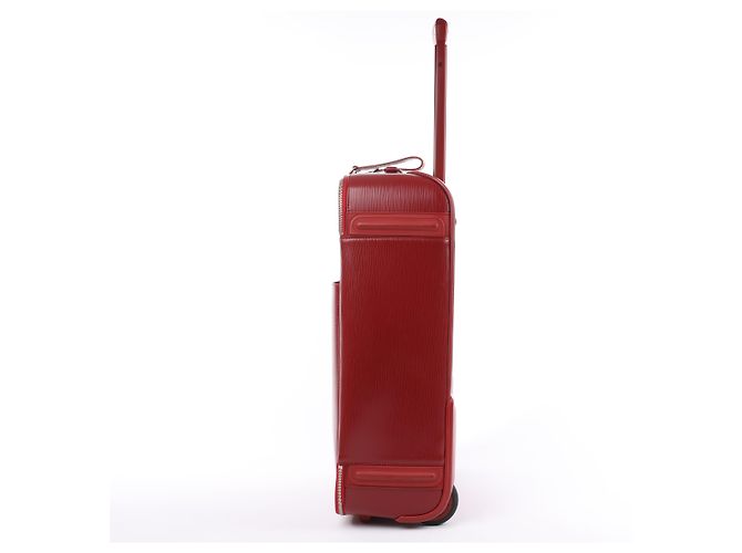 Borsa da viaggio Louis Vuitton Pegase 55 in pelle Epi rossa M23028 Rosso - vista 3