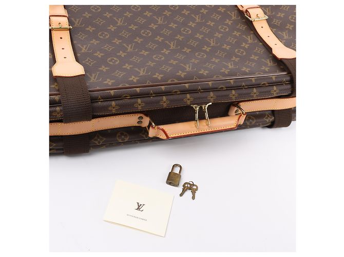Bolsa de viagem Louis Vuitton Monogram Satellite 70 M23350 Marrom - vista 14