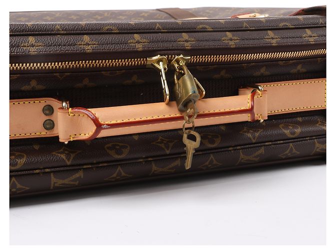 Bolsa de viagem Louis Vuitton Monogram Satellite 70 M23350 Marrom - vista 6
