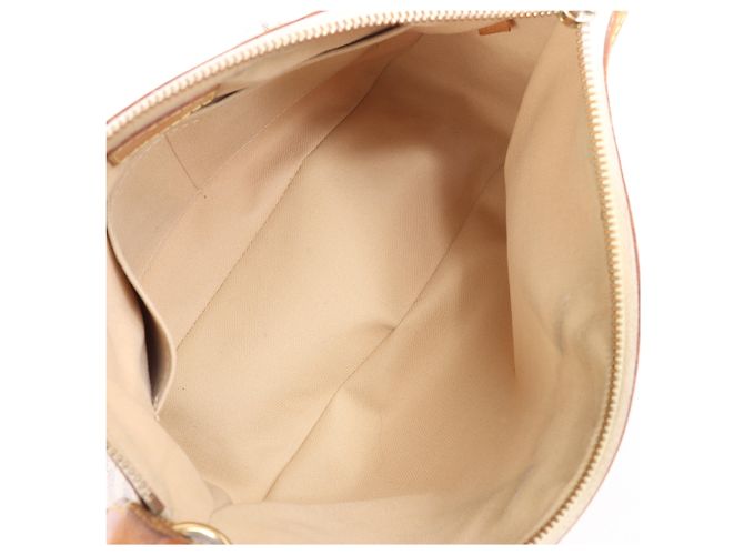Borsa a Spalla Louis Vuitton Damier Azur Siracusa PM N41113 Beige - vista 17