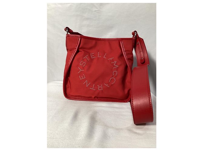 Stella Mc Cartney Borsa a tracolla Mini Stella in poliamide rossa di Stella McCartney Rosso - vista 10
