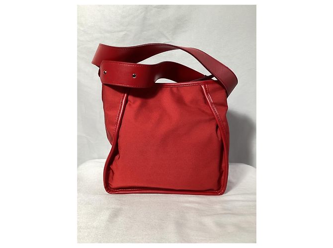 Stella Mc Cartney Borsa a tracolla Mini Stella in poliamide rossa di Stella McCartney Rosso - vista 11
