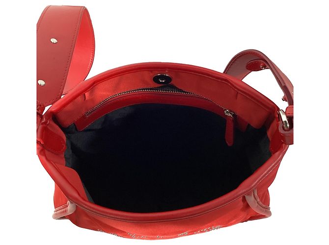 Stella Mc Cartney Borsa a tracolla Mini Stella in poliamide rossa di Stella McCartney Rosso - vista 6