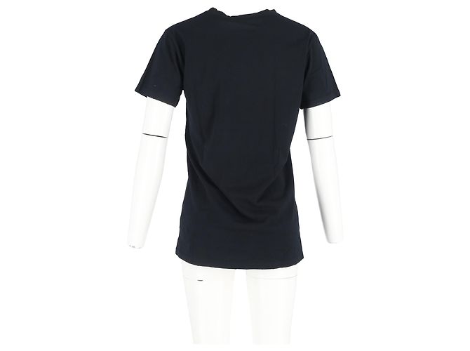 Camiseta estampada com dragão Balmain em algodão preto - vista 6