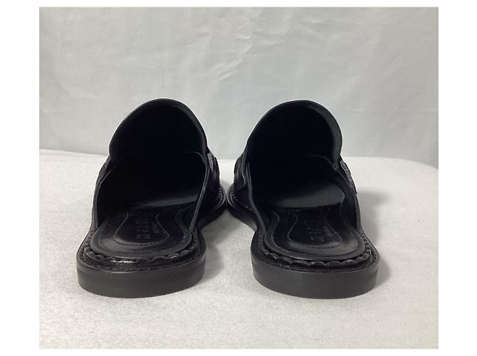 Mules Loafer Marni in pelle nera Nero - vista 11