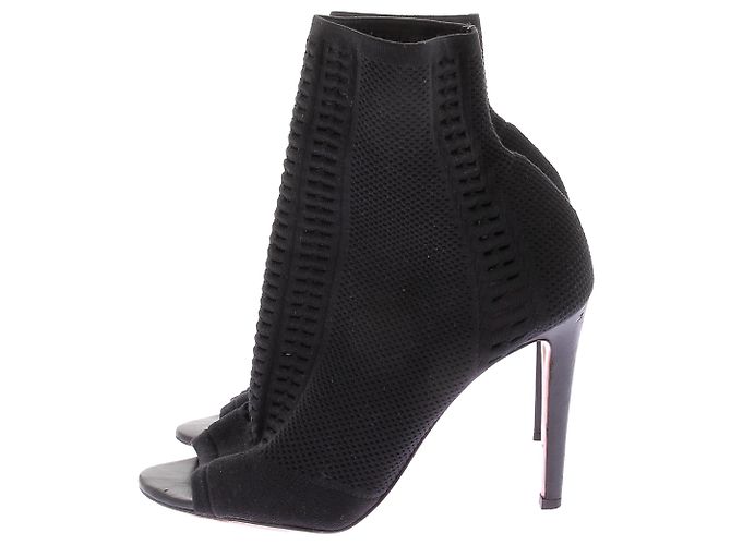 Stivaletti GIANVITO ROSSI T.EU 38.5 Tessuto Nero - vista 3