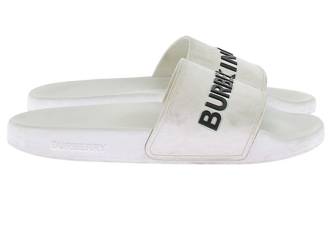 Sandali BURBERRY T.EU 38 Gomma Bianco - vista 2