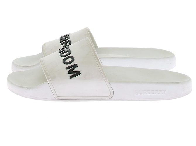 Sandali BURBERRY T.EU 38 Gomma Bianco - vista 3