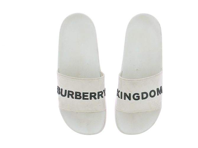 Sandali BURBERRY T.EU 38 Gomma Bianco - vista 6