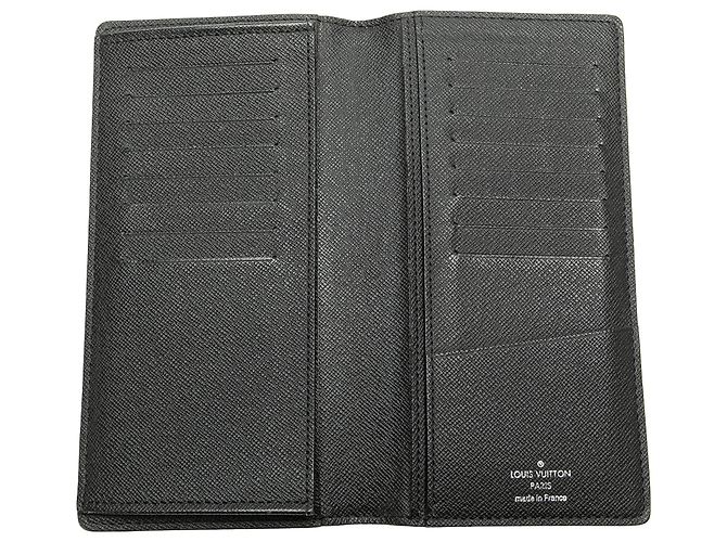 Louis Vuitton Black Damier Graphite Pattern Brazza Wallet - view 4