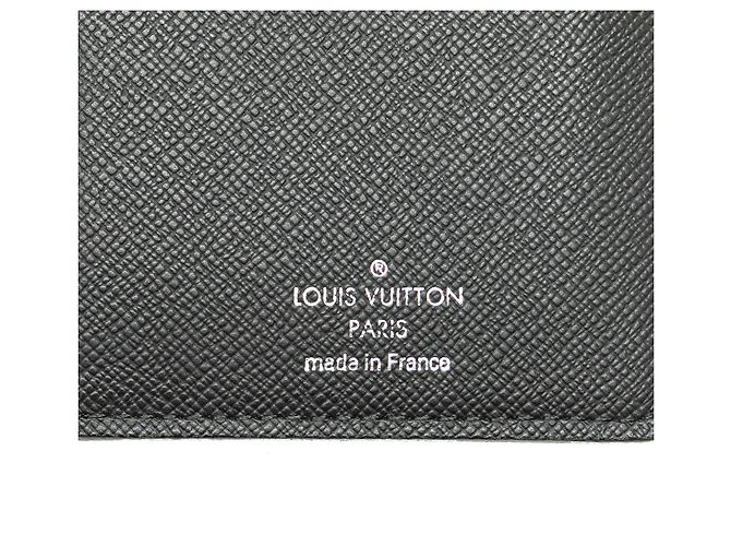 Louis Vuitton Black Damier Graphite Pattern Brazza Wallet - view 5