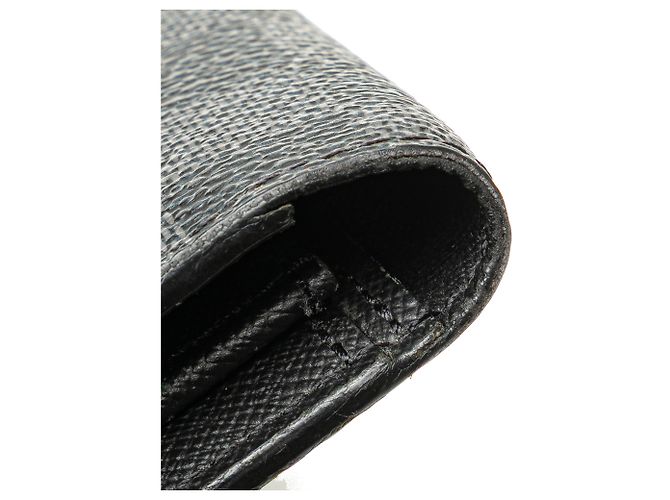 Louis Vuitton Black Damier Graphite Pattern Brazza Wallet - view 7