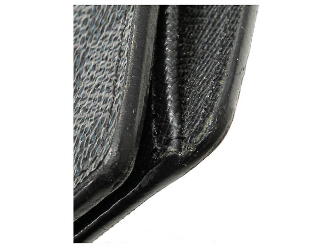 Louis Vuitton Black Damier Graphite Pattern Brazza Wallet - view 9