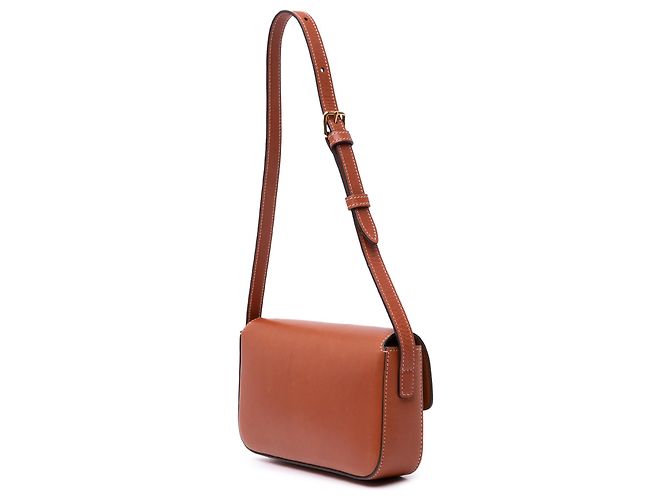 Céline Borsa a spalla Claude in vitello lucido marrone Celine - vista 2