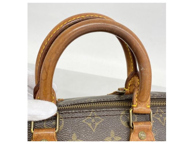 Borsa Louis Vuitton Monogram Speedy 25 Marrone - vista 10