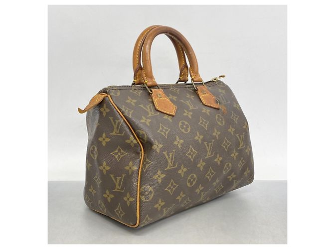 Borsa Louis Vuitton Monogram Speedy 25 Marrone - vista 2