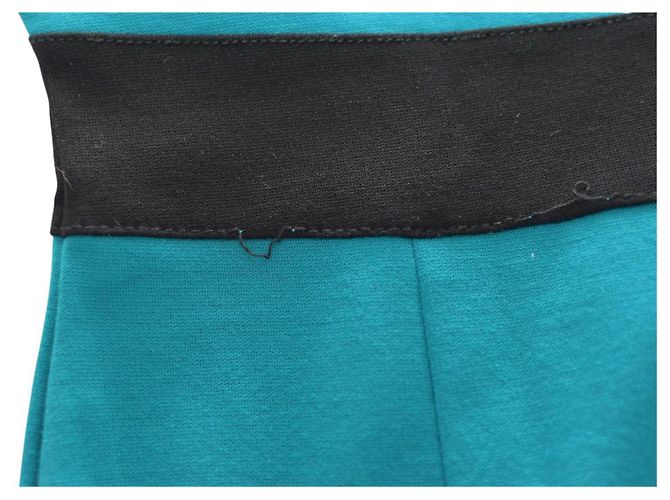 French Connection Mini-Kleid aus Viskose Blau Schwarz Größe 12 - Ansicht 10