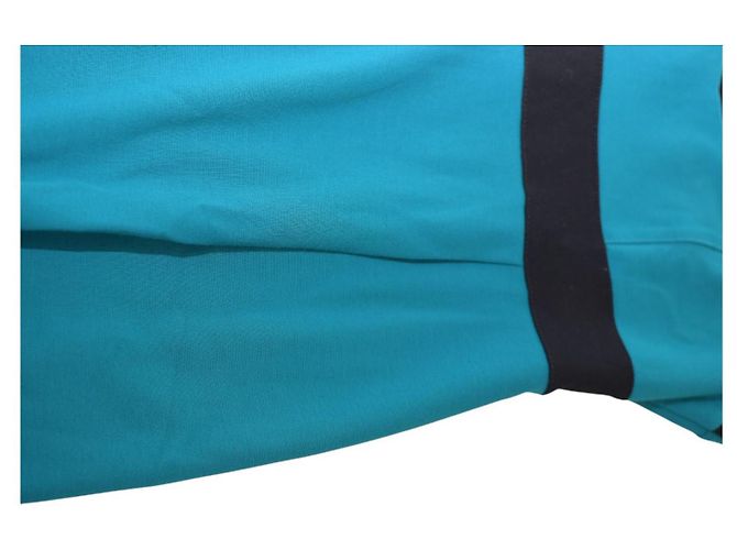 French Connection Mini-Kleid aus Viskose Blau Schwarz Größe 12 - Ansicht 5