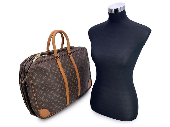 Louis Vuitton Borsa da viaggio vintage Monogram Sirius 55 a triplo scomparto Marrone - vista 2