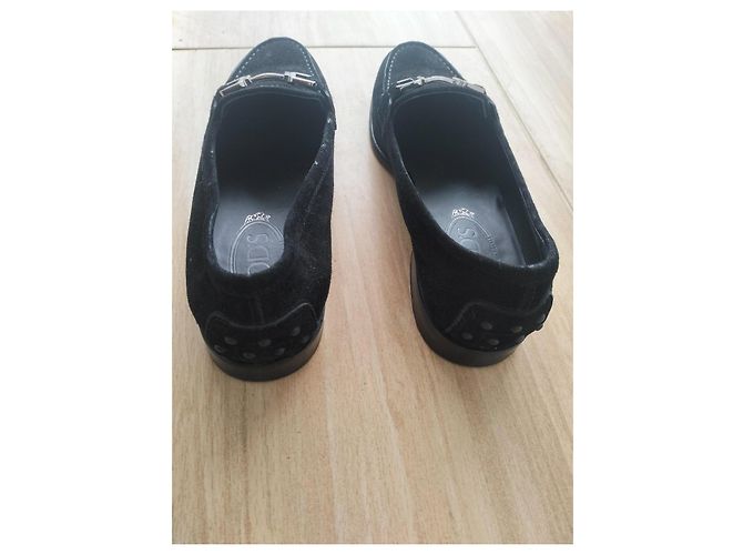 Ballerine in suede nero di Tod's - vista 7