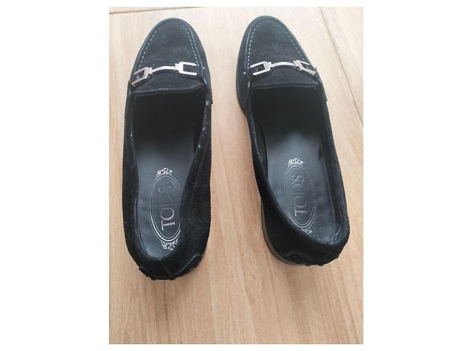 Ballerine in suede nero di Tod's - vista 9