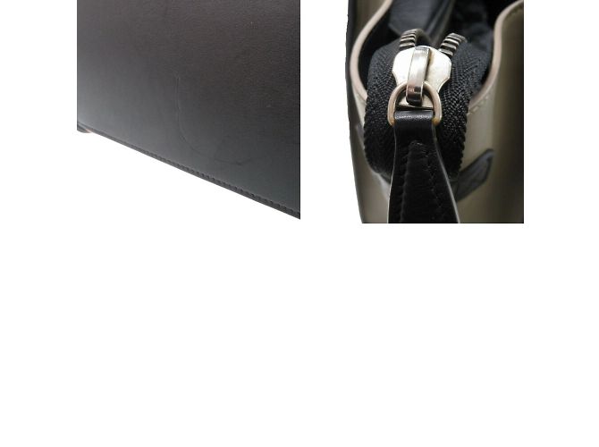 Céline Celine Luggage Micro Shopper Leather Multicolor Handbag Black Beige Orange - view 11
