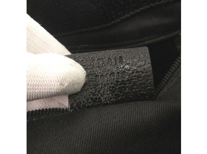 Borsa tote in tela GG nera Gucci Nero - vista 10