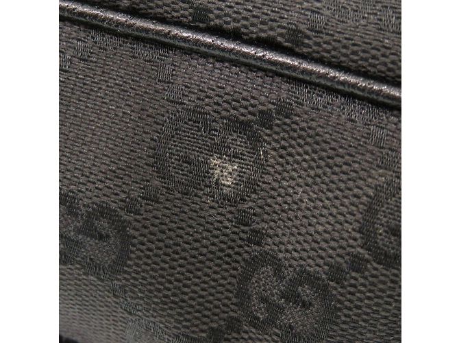 Borsa tote in tela GG nera Gucci Nero - vista 11