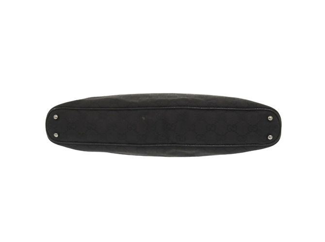 Borsa tote in tela GG nera Gucci Nero - vista 4