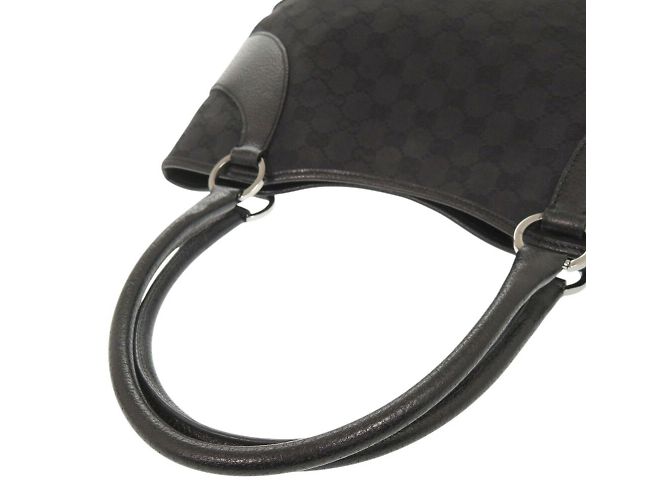 Borsa tote in tela GG nera Gucci Nero - vista 6