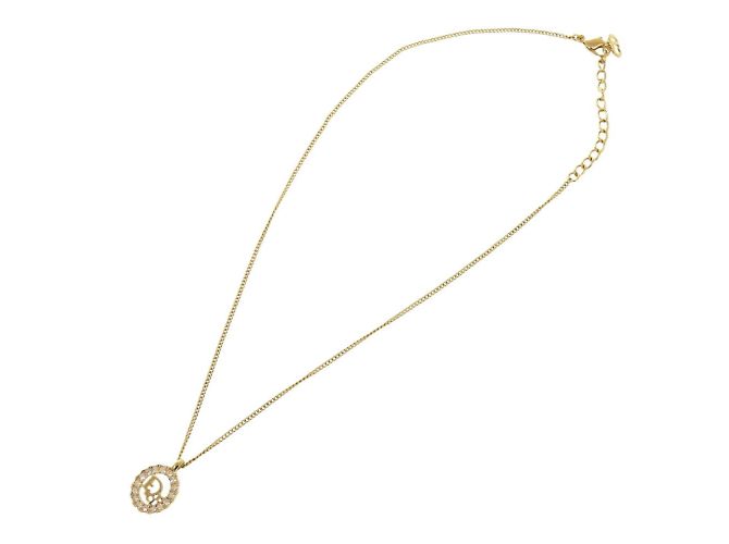 Colar de pedra dourada Christian Dior 0898 Dourado - vista 3