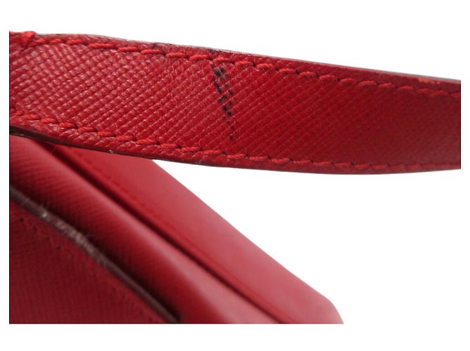 Borsa in pelle Salvatore Ferragamo Gancini AQ-21 0160 Rosso - vista 7