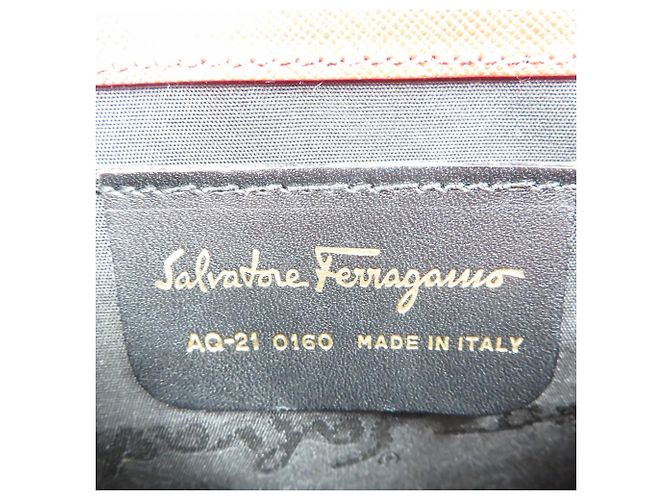 Borsa in pelle Salvatore Ferragamo Gancini AQ-21 0160 Rosso - vista 8