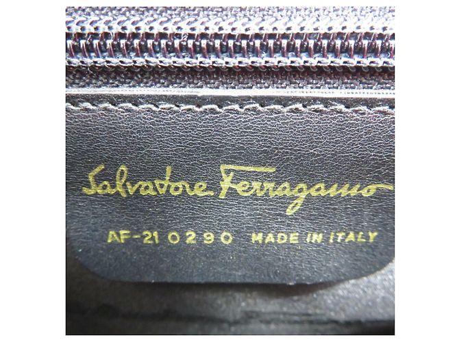 Borsa in pelle Salvatore Ferragamo Gancini AF-21 0290 Rosso - vista 6