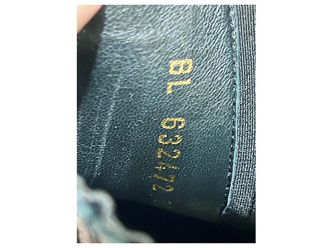 Saint Laurent Stivaletti Chelsea Lou in pelle nera Nero - vista 9
