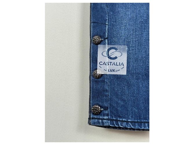 Chanel CC Knopf Bicolor Jeans 36 FR Mehrfarben - Ansicht 3