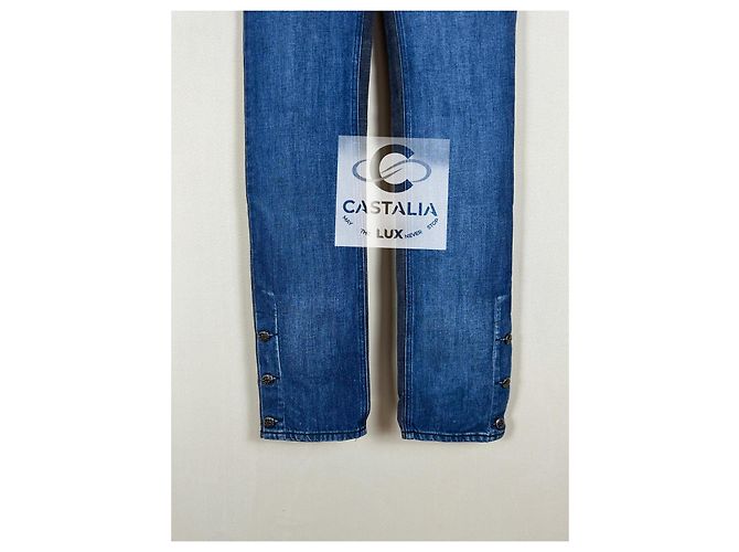 Chanel CC Knopf Bicolor Jeans 36 FR Mehrfarben - Ansicht 6