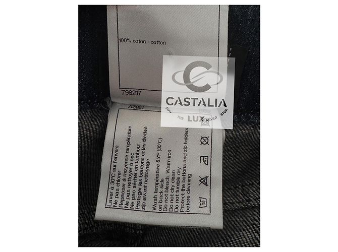 Chanel CC Knopf Bicolor Jeans 36 FR Mehrfarben - Ansicht 9