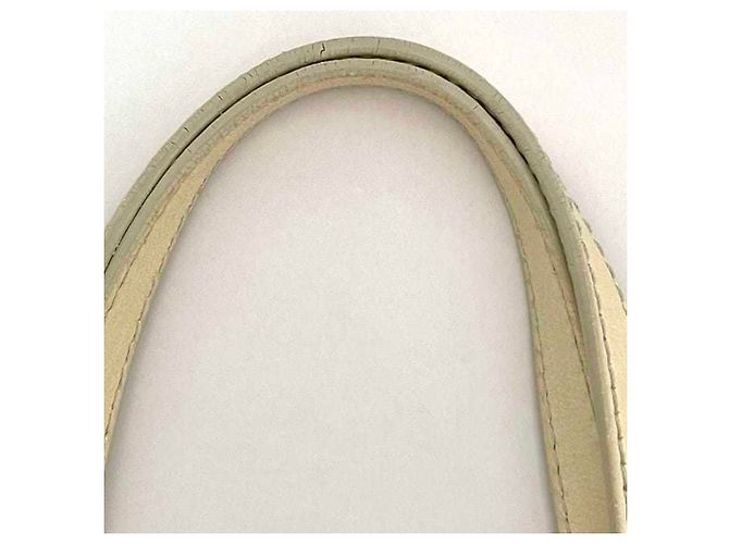 Borsa tote in pelle crema e bianca Jimmy Choo Bianco Crudo - vista 10