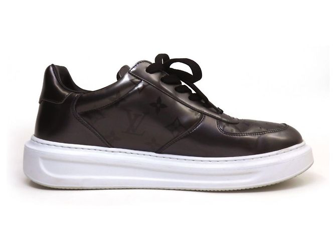 Sneaker metallici Monogram della linea Beverly Hills di Louis Vuitton Marrone - vista 3