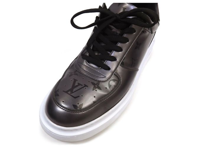 Sneaker metallici Monogram della linea Beverly Hills di Louis Vuitton Marrone - vista 4
