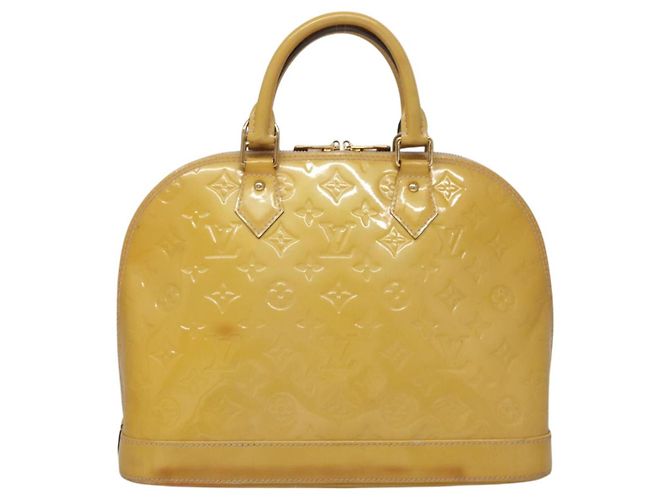 LOUIS VUITTON Monogram Vernis Alma PM Borsa a mano 2way Dunne M90170 LV Auth KD187 - vista 2