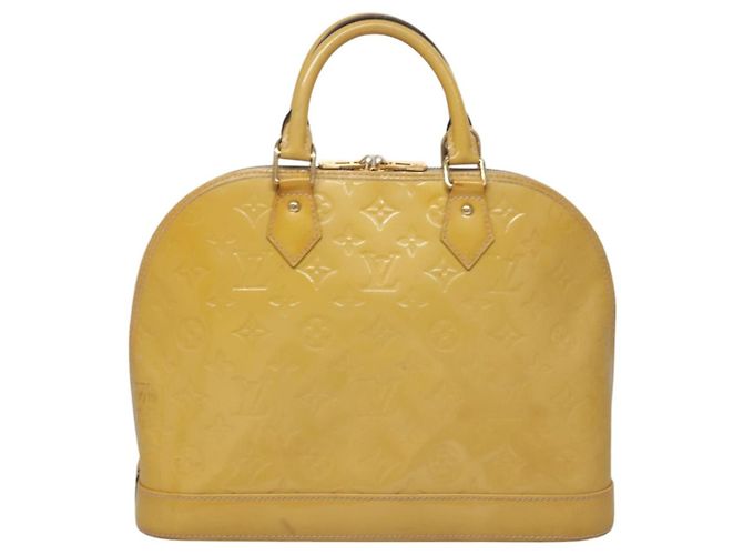 LOUIS VUITTON Monogram Vernis Alma PM Borsa a mano 2way Dunne M90170 LV Auth KD187 - vista 3