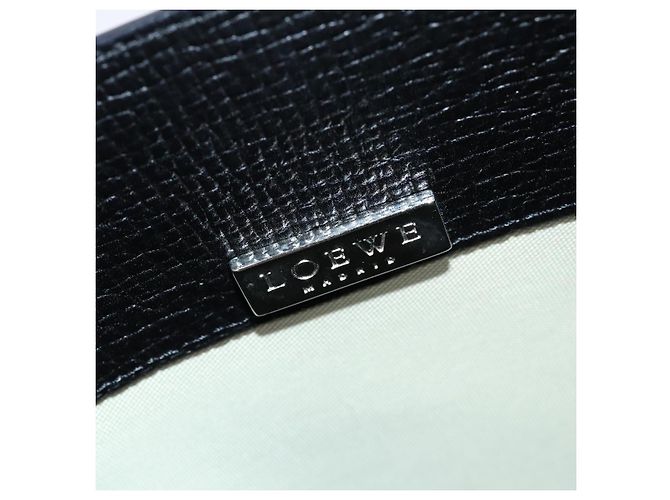Borsa a mano LOEWE in pelle nera Auth BD620 Nero - vista 20