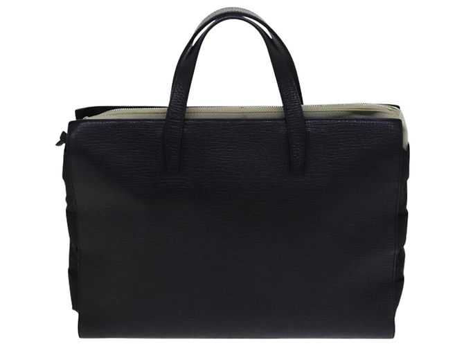 Borsa a mano LOEWE in pelle nera Auth BD620 Nero - vista 3