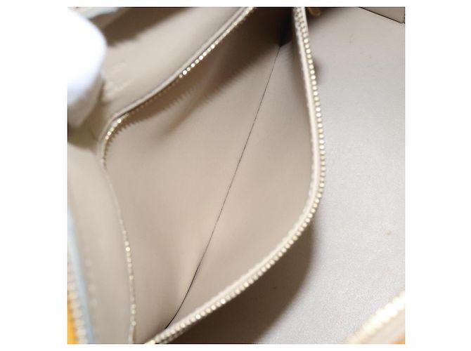 LOUIS VUITTON Monogram Vernis Houston Borsa a Mano Beige M91004 LV Auth ki5519 - vista 20