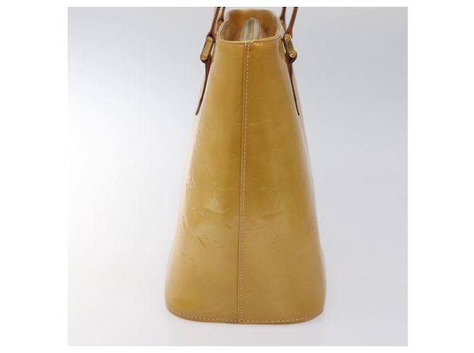 LOUIS VUITTON Monogram Vernis Houston Borsa a Mano Beige M91004 LV Auth ki5519 - vista 4